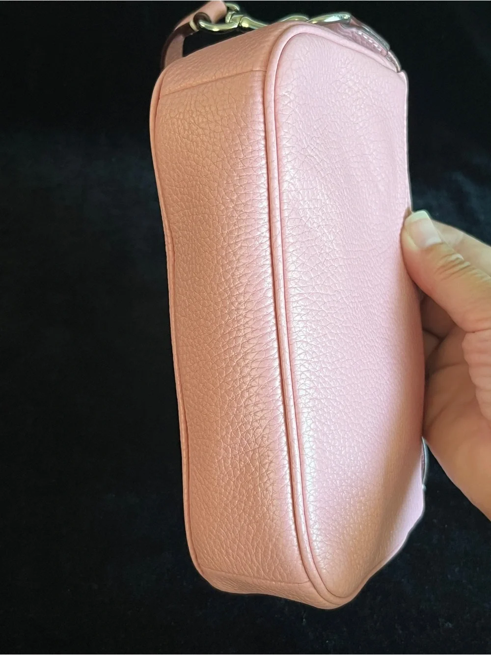 COACH Nolita 19 Cherry Blossom Pink  Sundae Ice Cream Graphic Shoulder Clutch